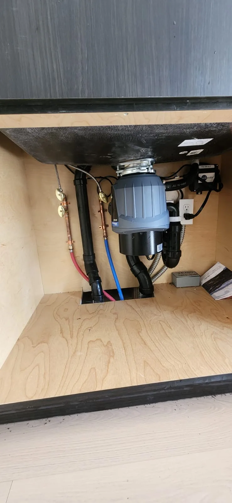 Finish plumbing installation 11