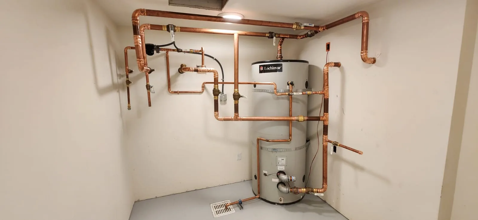 Finish plumbing installation 16