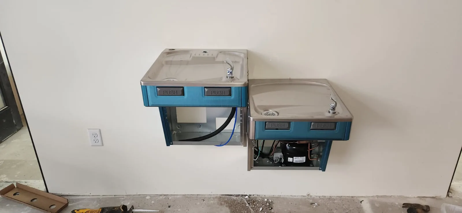 Finish plumbing installation 19
