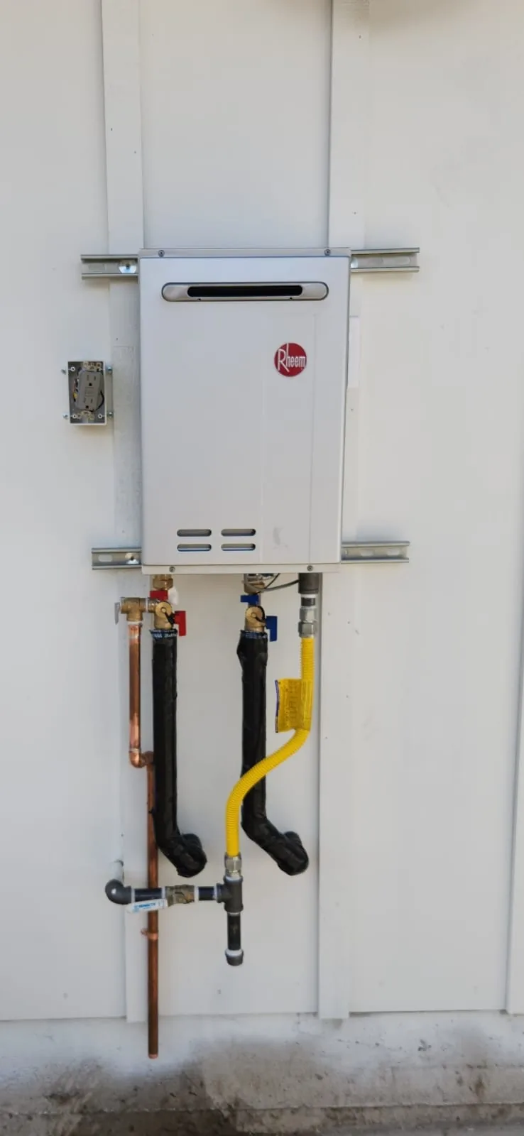 Finish plumbing installation 28