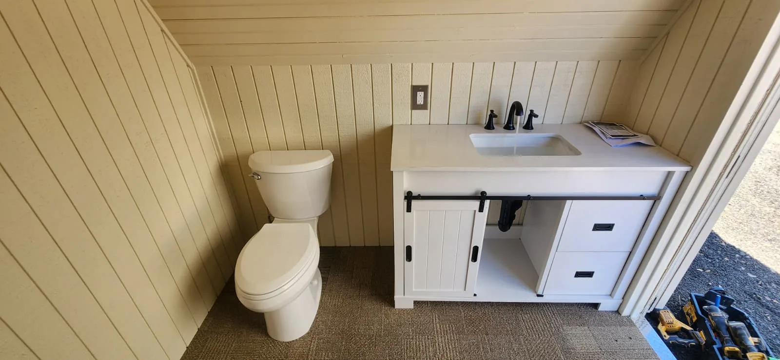 Finish plumbing installation 30